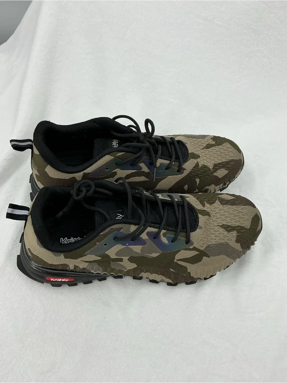 Men's Camouflage Trail Sneakers - Olive/Black B43
